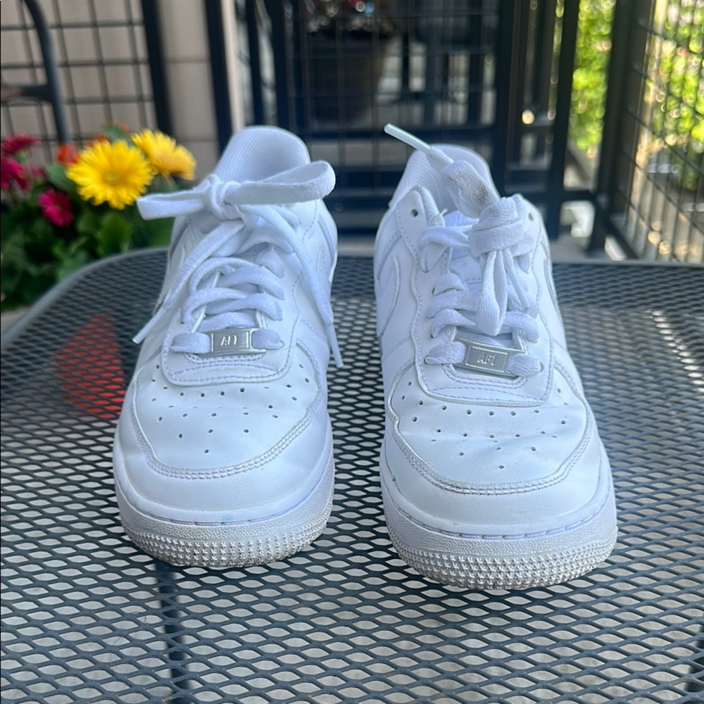 Nike All-White Air Force 1 Sneakers